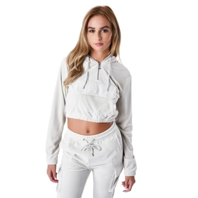 Project X Paris Hoodie court velvet woman Project X Paris Gris Female L