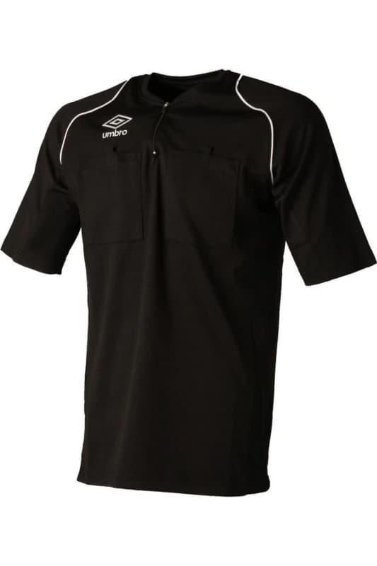 Umbro Umbro Men Referee Jersey in Black Size: large Black L Male 5063377228847