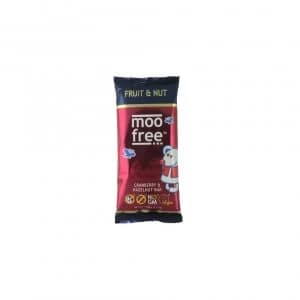 Moo Free Dairy Free Chocolate Bar - Cranberry & Hazelnut 100g x 10