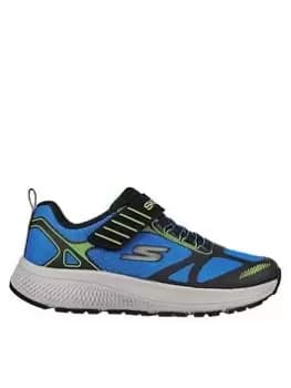 Skechers Boys Go Run Consistent Trainers, Blue/Black, Size 12 Younger