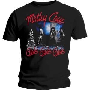 Motley Crue - Smokey Street Unisex Large T-Shirt - Black