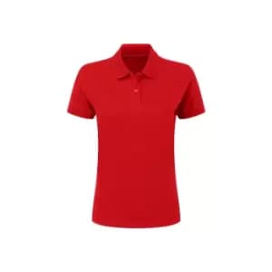SG Ladies/Womens Polycotton Short Sleeve Polo Shirt (XL) (Red)