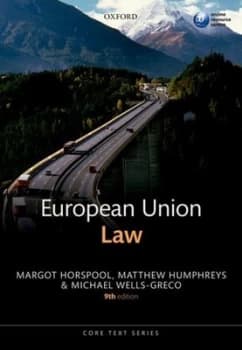 European Union Law by Margot Horspool Book