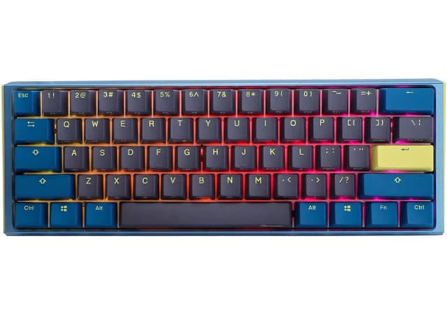 Ducky One3 Daybreak Mini keyboard Gaming USB UK International Blue. Gr