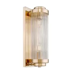 Sergio Wall Lamp, French Gold, 2x E14