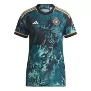 adidas Germany Authentic Away Shirt 2023 2024 Womens - Blue