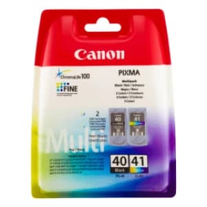 Canon PG40 Black and CL41 Tri Colour Ink Cartridge