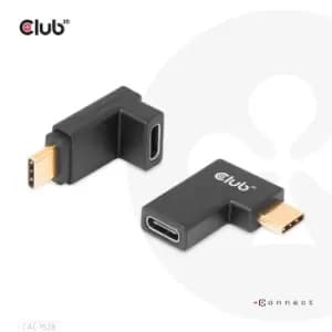 CLUB3D USB Type-C Gen2 Angled Adapter set of 2 up to 4K120Hz M/F