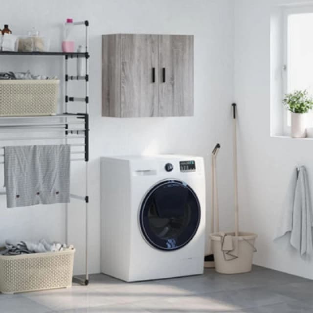 Vidaxl Wall Cabinet Grey Sonoma 60X31X60 Cm Engineered Wood