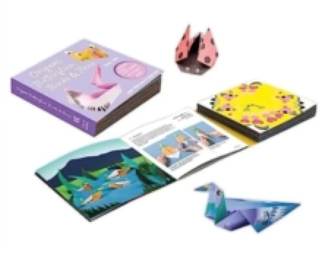 Origami Butterflies, Birds & Bees : Paper Block Plus 64-Page Book Paperback / softback