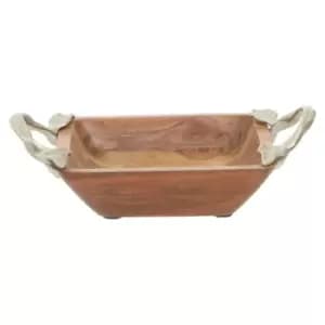 Vine Acacia Wood Square Dish