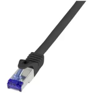 LogiLink C6A013S RJ45 CAT 6A S/FTP 0.25 m Black