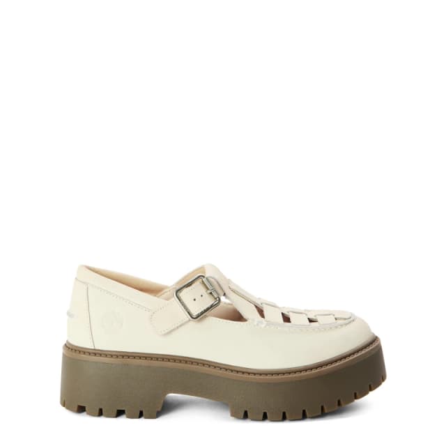 Timberland Womens Buckle Shoe Natural Mary Janes Natural Nubuck female 3.5 (36)