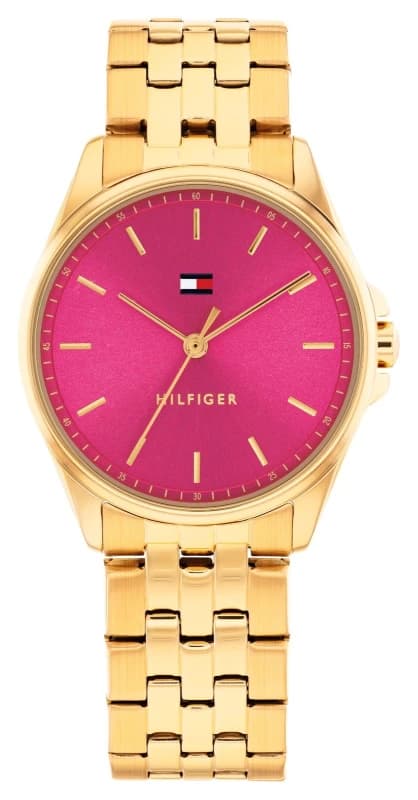 Tommy Hilfiger 1782854 Jade (30mm) Hot Pink Dial / Gold PVD Watch