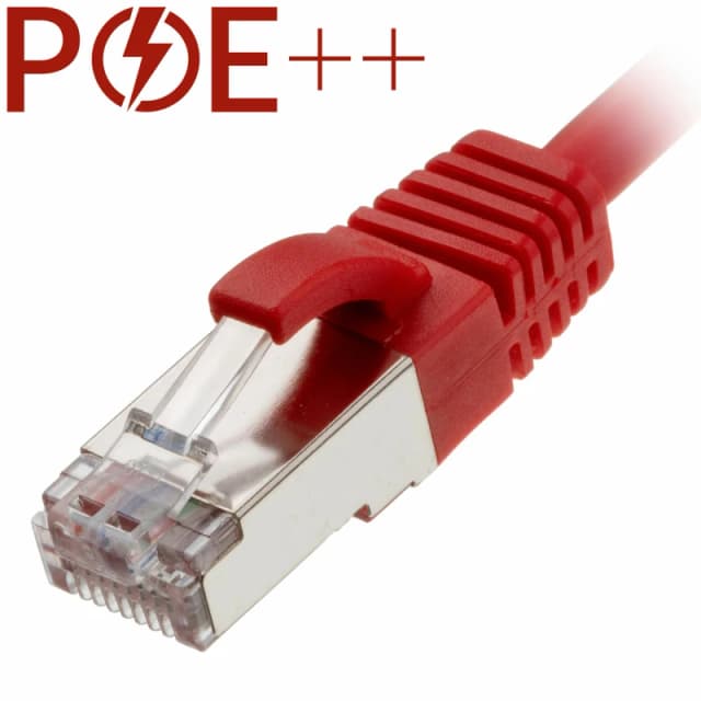 Cablenet 0.25m Cat6a RJ45 Red U/FTP LSOH 30AWG Slim Snagless Booted Pa