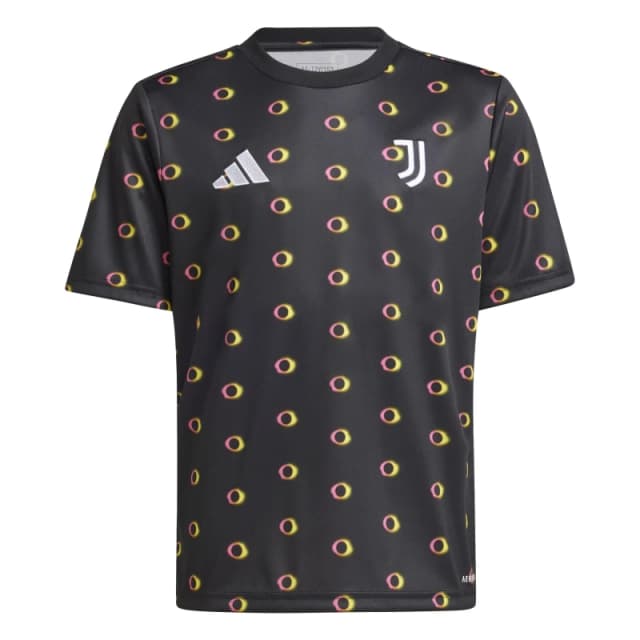 adidas Juventus Pre Match Shirt 2024 2025 Juniors - Black 9 - 10 Years