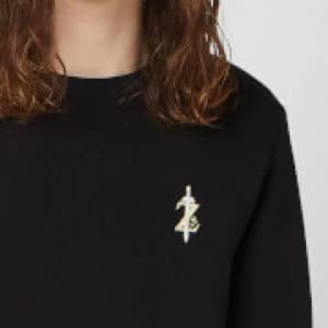 Nintendo Zelda Unisex Embroidered Sweatshirt - Black