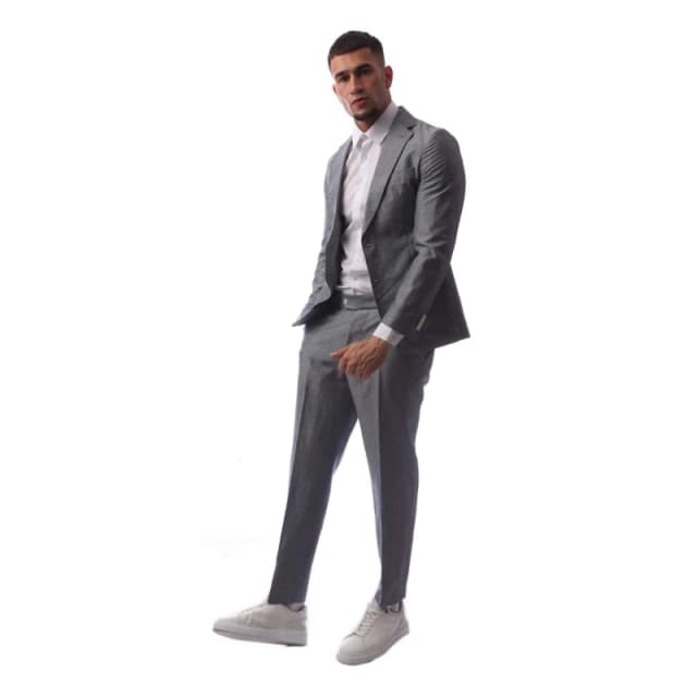 Boss Mens Contemporary Classic Cut Suit Navy male 34 (44)