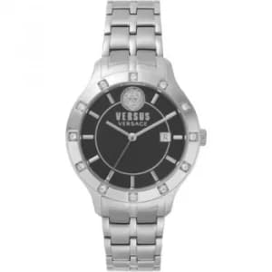 Ladies Versus Brackenfell Black Dial On A Stainless Steel Bracelet Watch