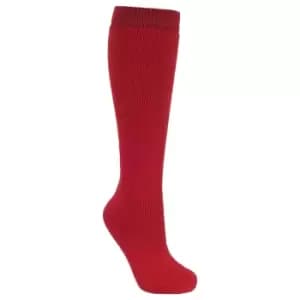 Trespass Kids Unisex Tubular Luxury Ski Tube Socks (12 Youth/3 UK) (Red)