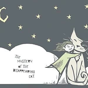 ohpopsi the Girl and the Cat Wall Mural Multi 14.4m L