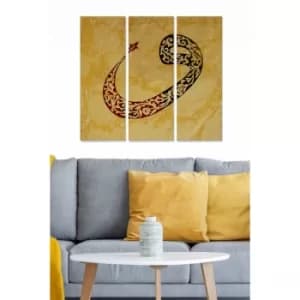 MDFVAV1 Multicolor Decorative MDF Painting (3 Pieces)