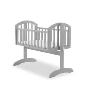 OBaby Sophie Swinging Crib, Painted Pine Warm Grey