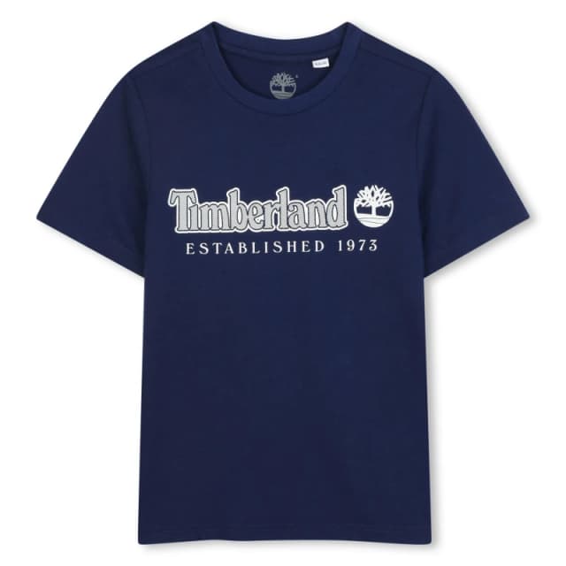 Timberland Kids Classic Logo T-Shirt Navy male 6 Years