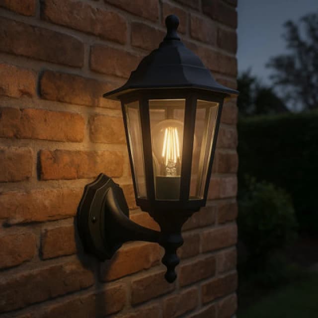 EGLO Eglo Olgiata-E Plastic Classic Outdoor Wall Light, Black One Size Unisex 9002759741693