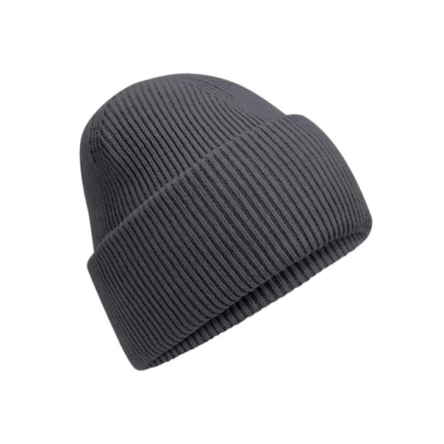 Beechfield Beechfield Men Classic Deep Cuffed Beanie in Mid Grey Mid Grey One Size Male 5063425883943