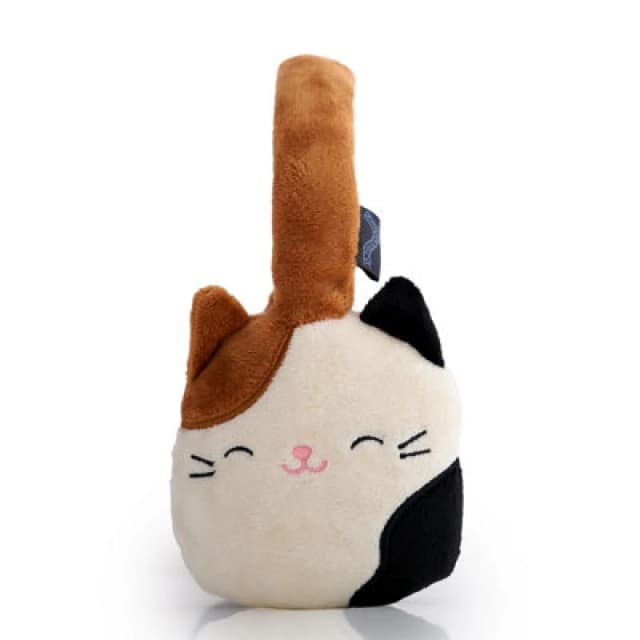 LAZERBUILT Squishmallows Cam the Cat Plush Wireless Bluetooth Headphones - Beige, Cream 5060777101046