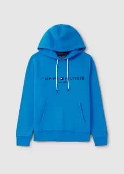Tommy Hilfiger Mens Tommy Logo Hoodie In Blue