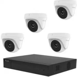 HiLook TK-4144TH-MH hl144t Analog, AHD, HD-CVI, HD-TVI CCTV camera set 4-channel incl. 4 cameras 2560 x 1440 p 1TB