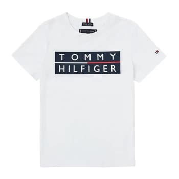 Tommy Hilfiger TERRAD boys's Childrens T shirt in White years,5 years,6 years