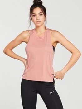 Nike Running Miler Tank Pink Size L Women