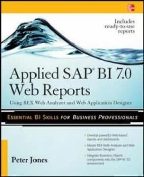 Applied Sap Bi 7.0 Web Reports by Peter Jones Book