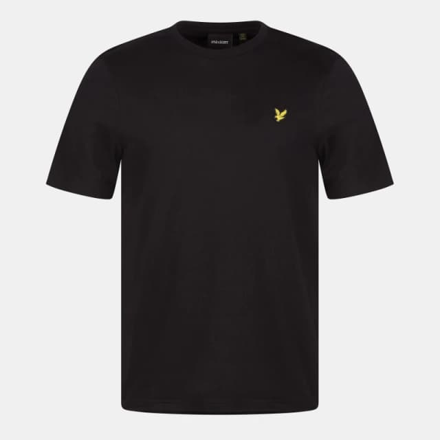 Lyle & Scott Black Plain T-Shirt Black Male 2XL 233870UK