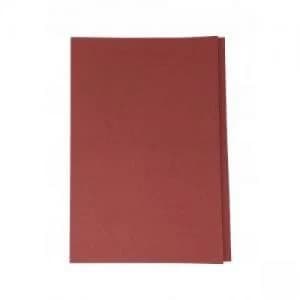 Square Cut Folder Manilla Foolscap 180gsm Red - Pack of 100