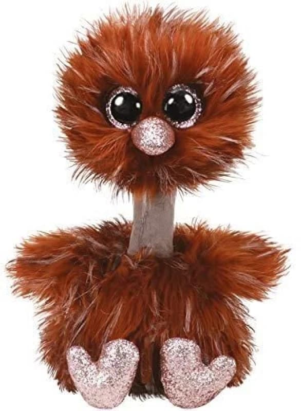 Ty Beanie Buddy Orson Brown Ostrich Medium Multi