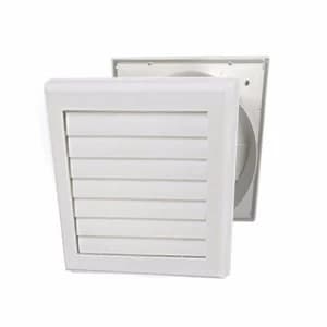 Zexum 6 150mm Gravity Shutter Vent Extractor Ventilation Grille - White