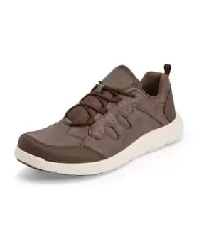Cotton Traders Mens Comfort Lace-Up Shoes in Brown