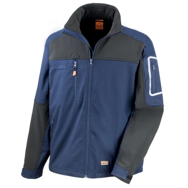 Result Result Men Sabre Soft Shell Jacket in Navy Size: X-Small Navy XS Male 5063470517107