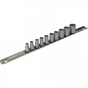 Stahlwille 10 Piece 1/4" Drive Bi Hexagon Socket Set Imperial 1/4"