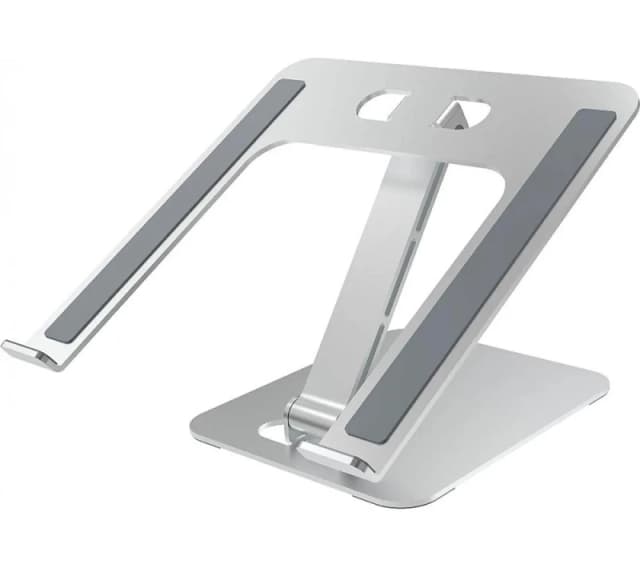 Groov-e Adjustable Laptop/Tablet Stand for Desk - Silver Silver One Size