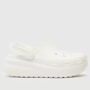 Crocs White Classic Cutie Clog Girls Youth Sandals