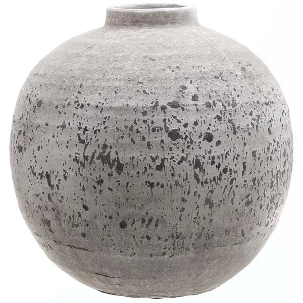 Hill Tiber Stone Ceramic Vase HI-22245