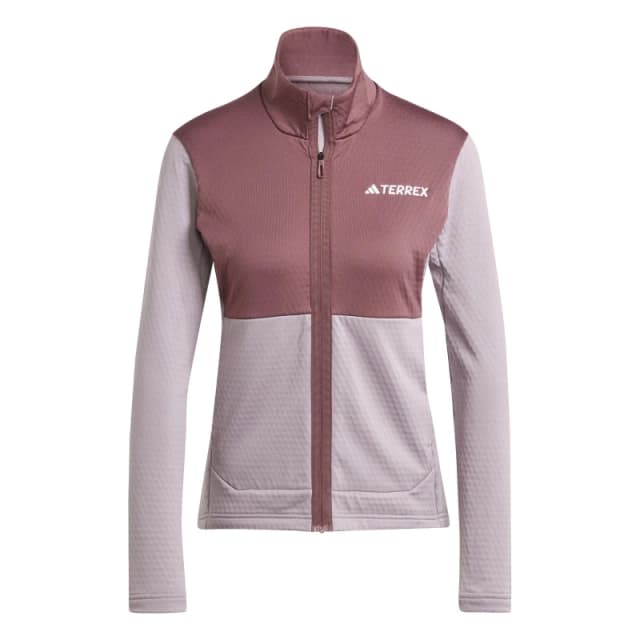 adidas Terrex Multi Light Fleece Full-Zip Jacket Womens Preloved Fig female 10 (S)