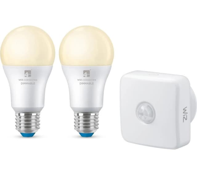 4lite WiZ Connected A60 Warm White WiFi LED Smart Bulb - E27 Large Scr