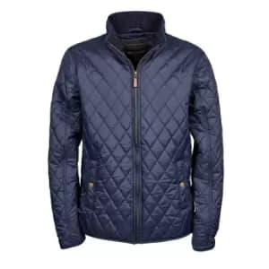 Tee Jays Mens Richmond Diamond Quilted Jacket (L) (Deep Navy)