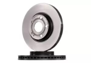 PAIR PAINTED BREMBO BRAKE DISCS 09.9817.21